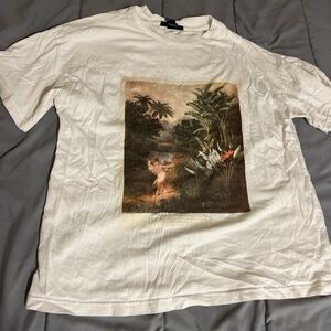 FOREVER 21 WOMENS GRAPHIC TEE SHIRT - SIZE S